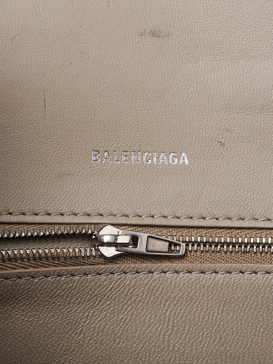 Balenciaga Small Hourglass Top Handle Bag in Sand