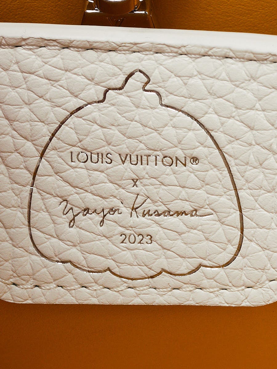 Louis Vuitton x Yayoi Kusama Capucines Mini Red/White in Taurillon Bull  Calfskin Leather with Silver-tone - US