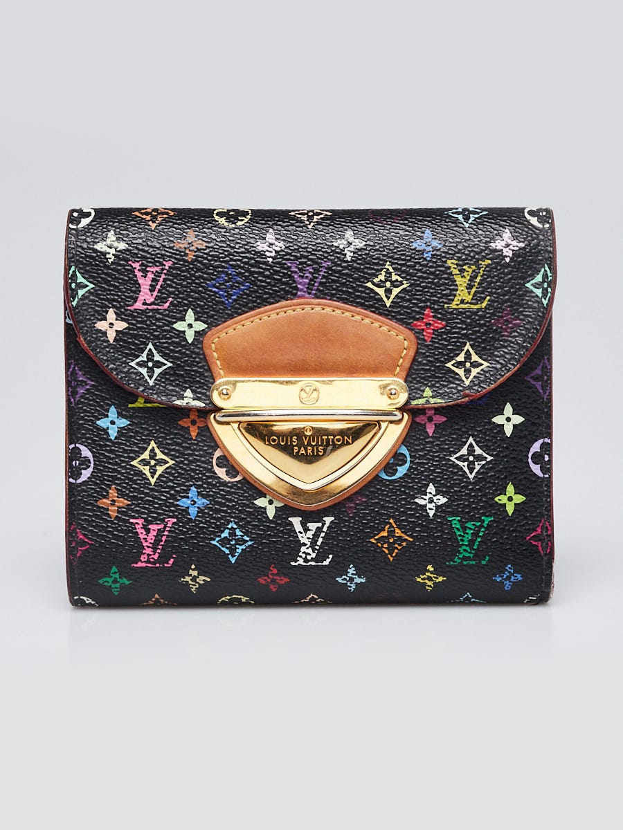 Louis Vuitton Black Monogram Multicolor wallet