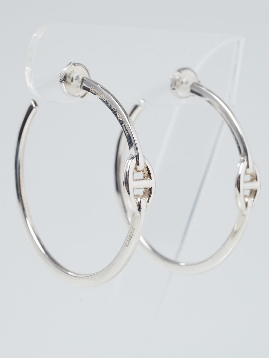 Hermes hoop store earrings