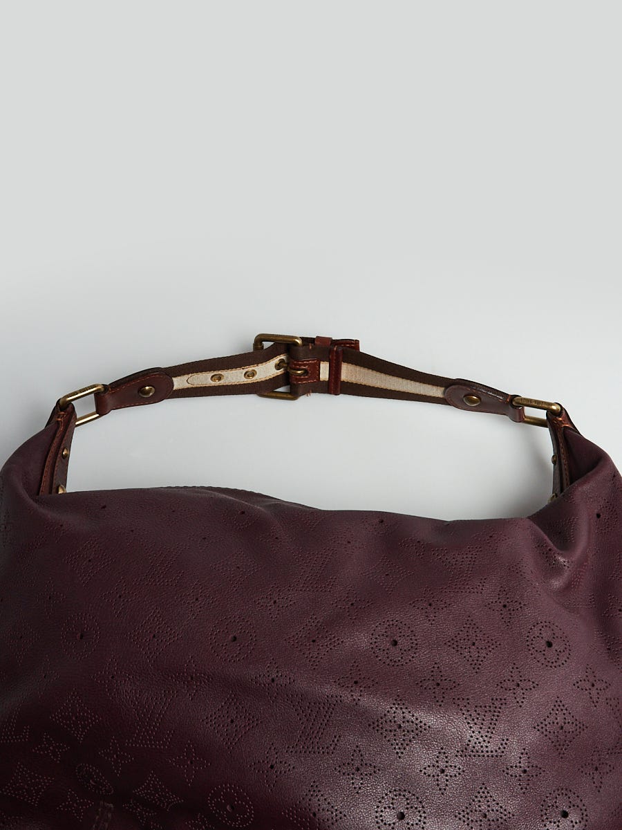 Louis Vuitton Aubergine Mahina Leather Onatah GM Bag - Yoogi's Closet