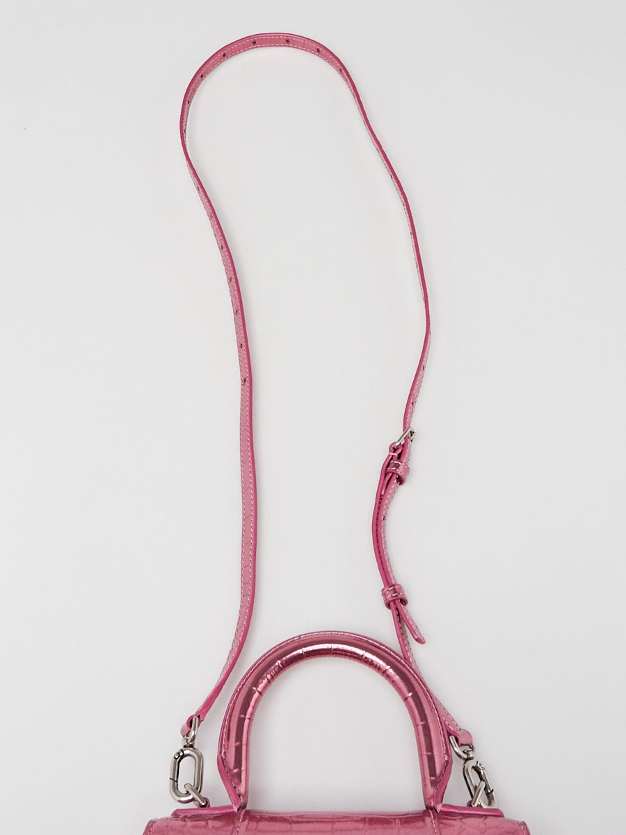 Balenciaga small Hourglass top-handle bag - Pink
