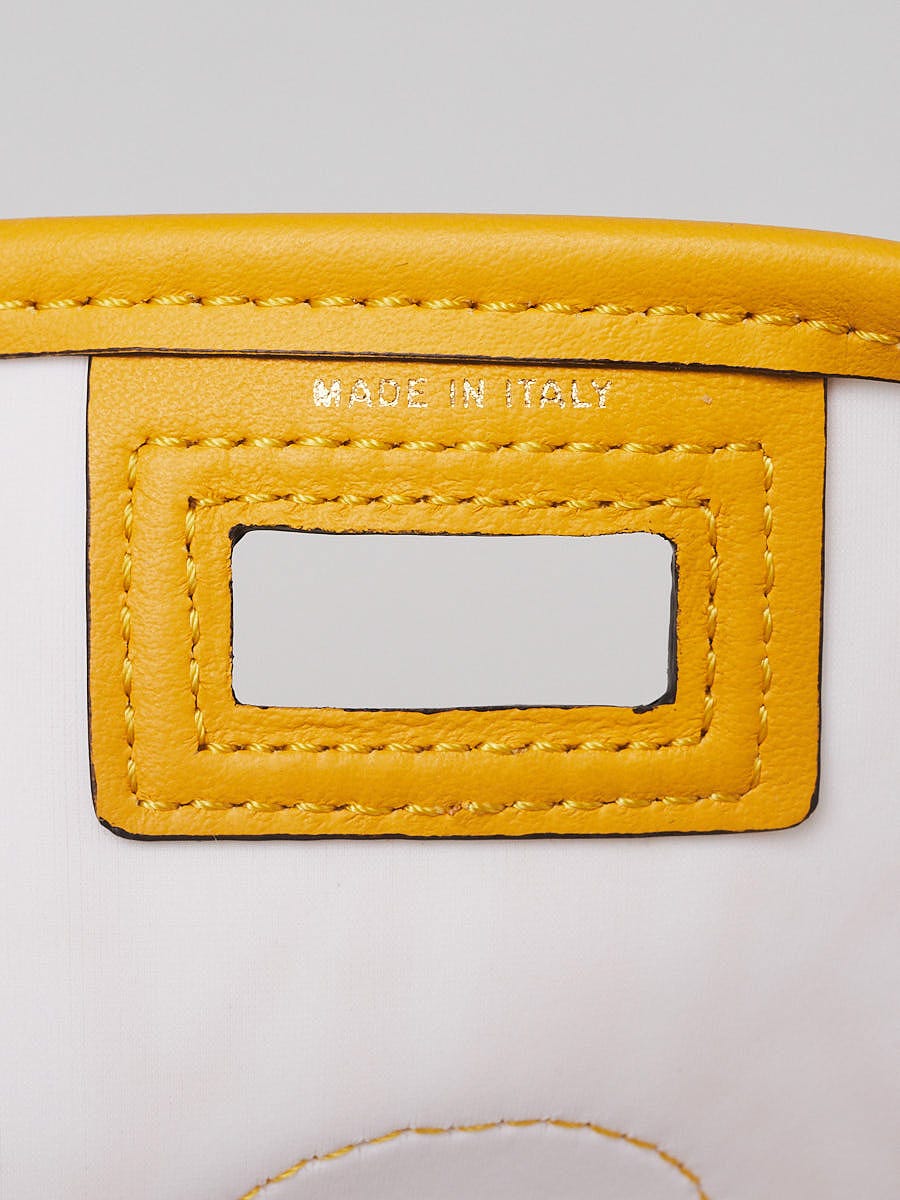 24SS【FENDI】ピーカブー ハンドルカバー プチ イエローツイル