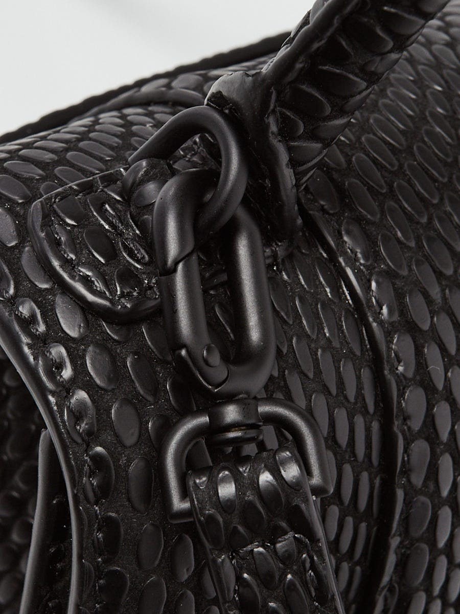 Hourglass leather mini bag Balenciaga Black in Leather - 36512197