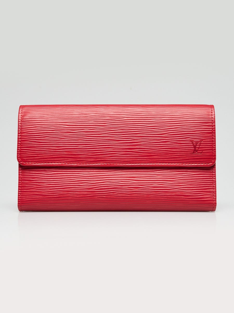 Louis Vuitton Red Epi Leather Porte-Tresor Etui Papiers Wallet - Yoogi's  Closet