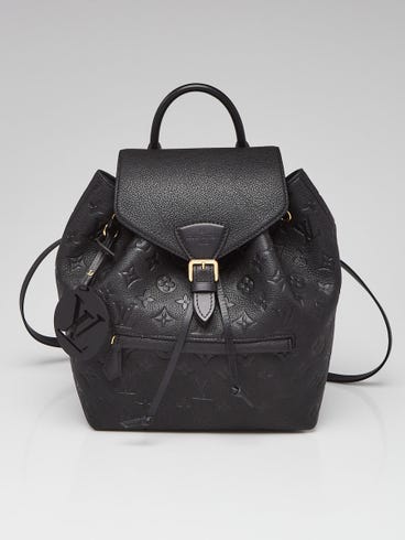 Louis Vuitton Black Monogram Empreinte Leather Montsouris NM PM Backpack Bag | Yoogi's Closet Louis Vuitton Black Monogram Empreinte Leather Montsouris NM PM Backpack Bag | Yoogi's Closet