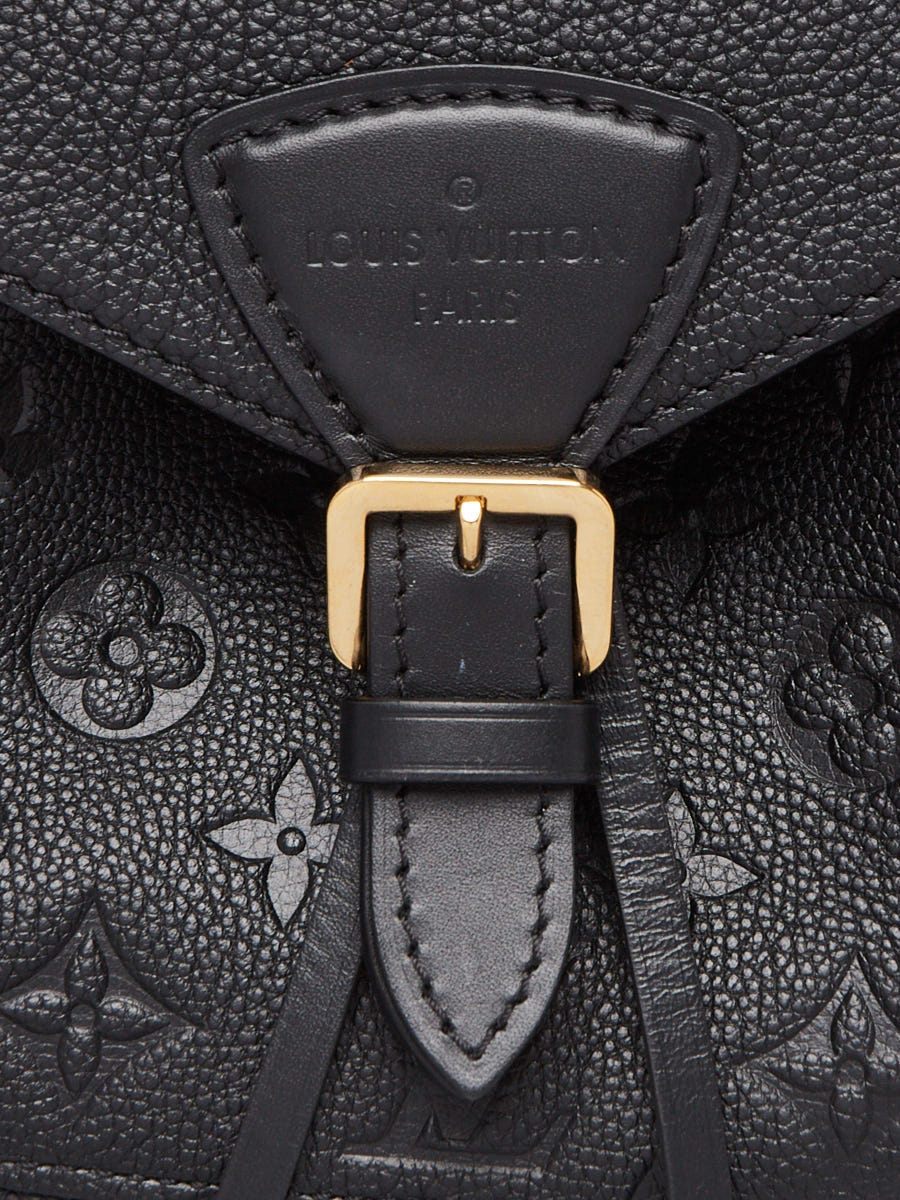 Louis Vuitton Black Monogram Empreinte Leather Montsouris NM  display picture 1