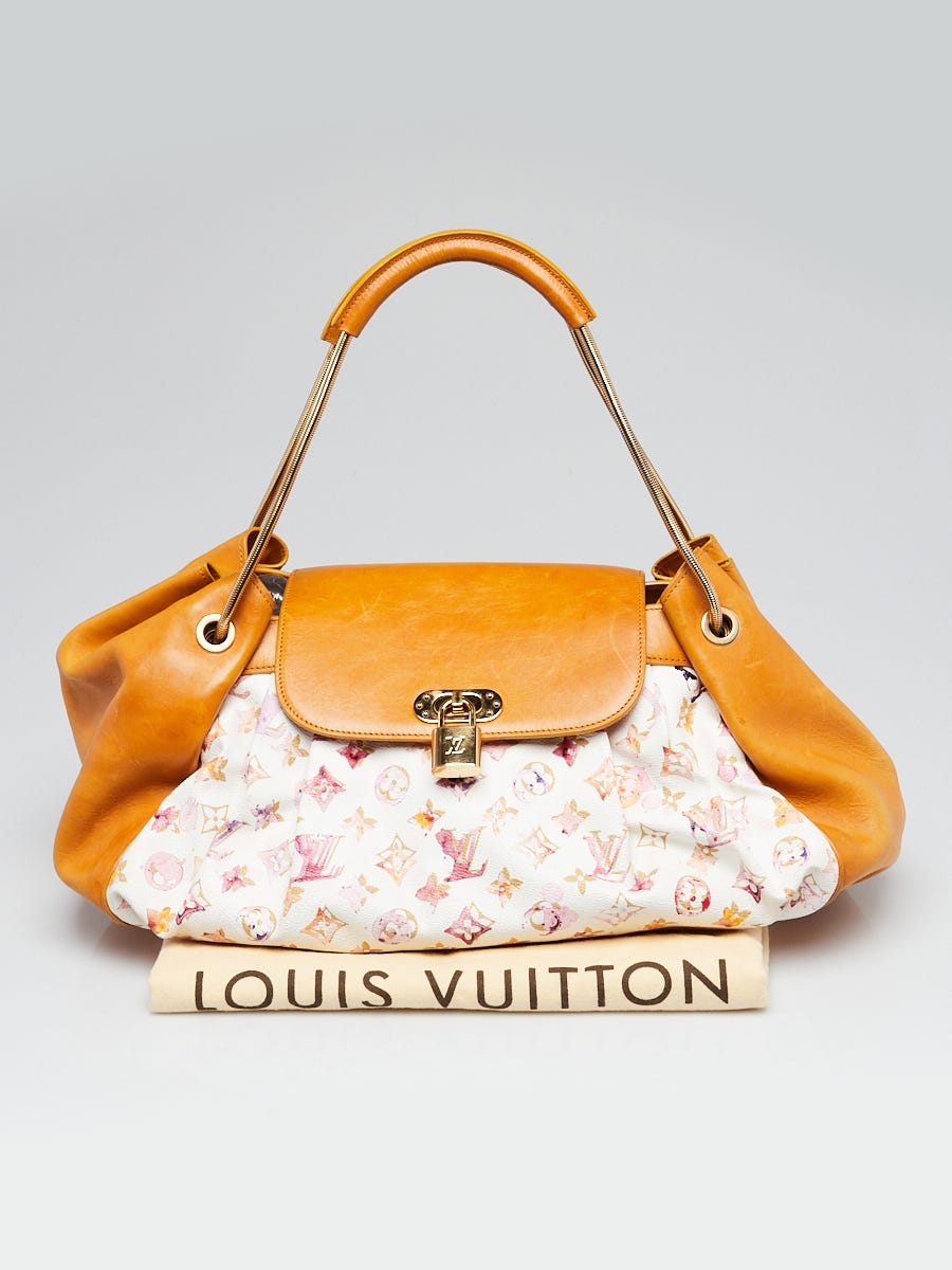 ouis Vuitton Aquarelle Watercolor Jamais Marron Bag ○ Labellov