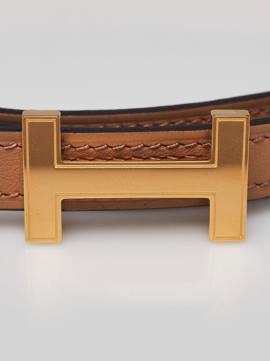 ジョージ　HERMES ベルト Hermes 13mm Chai Swift/ Nata Epsom Leather Focus Belt Kit Size 80