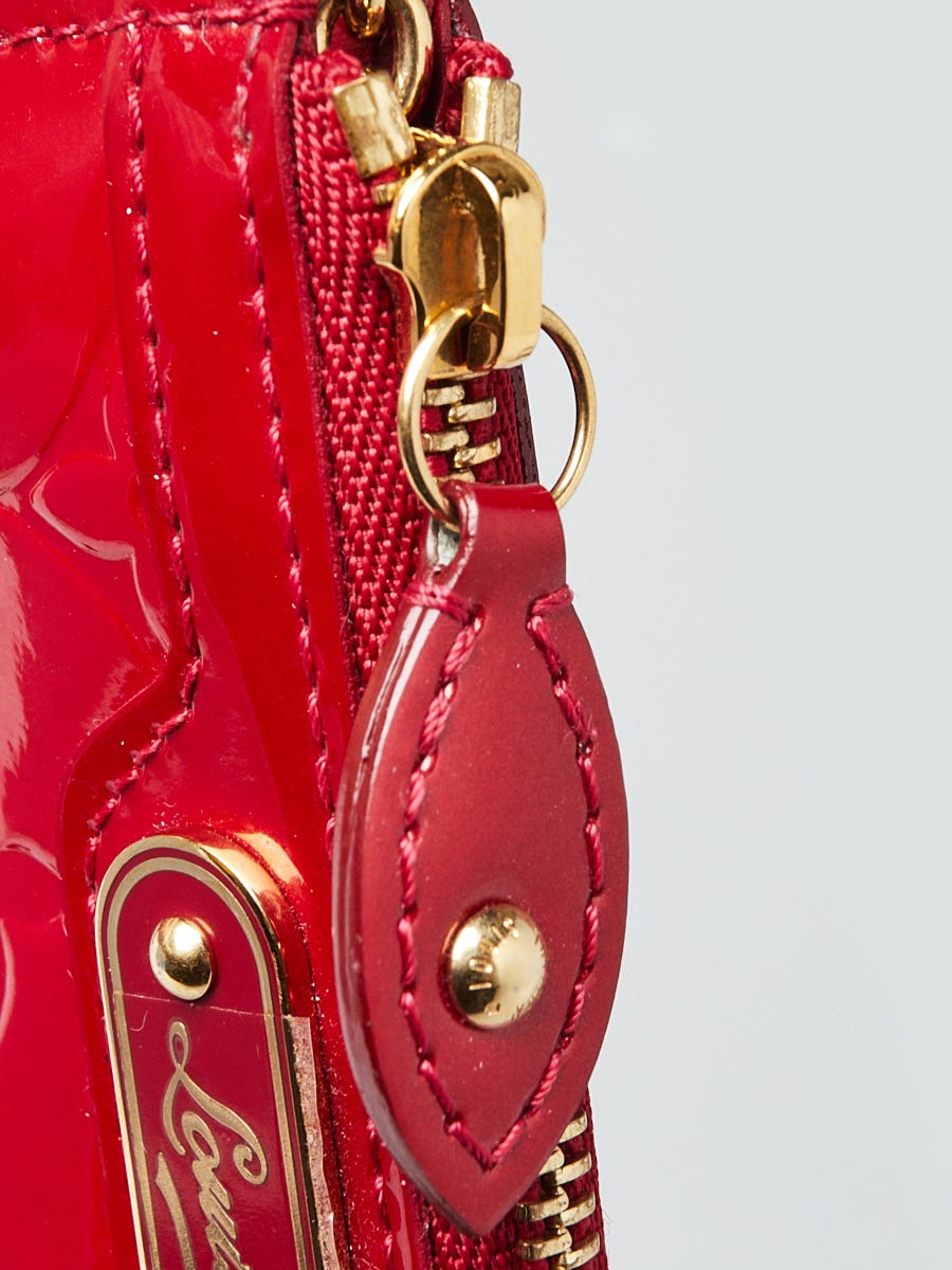Louis Vuitton Cherry Monogram Vernis Pochette Cles Key and Change Holder -  Yoogi's Closet