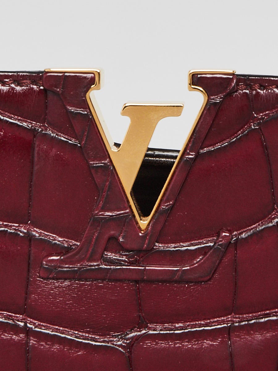 Louis Vuitton Bordeaux Alligator Tournon Hobo Bag - Yoogi's Closet