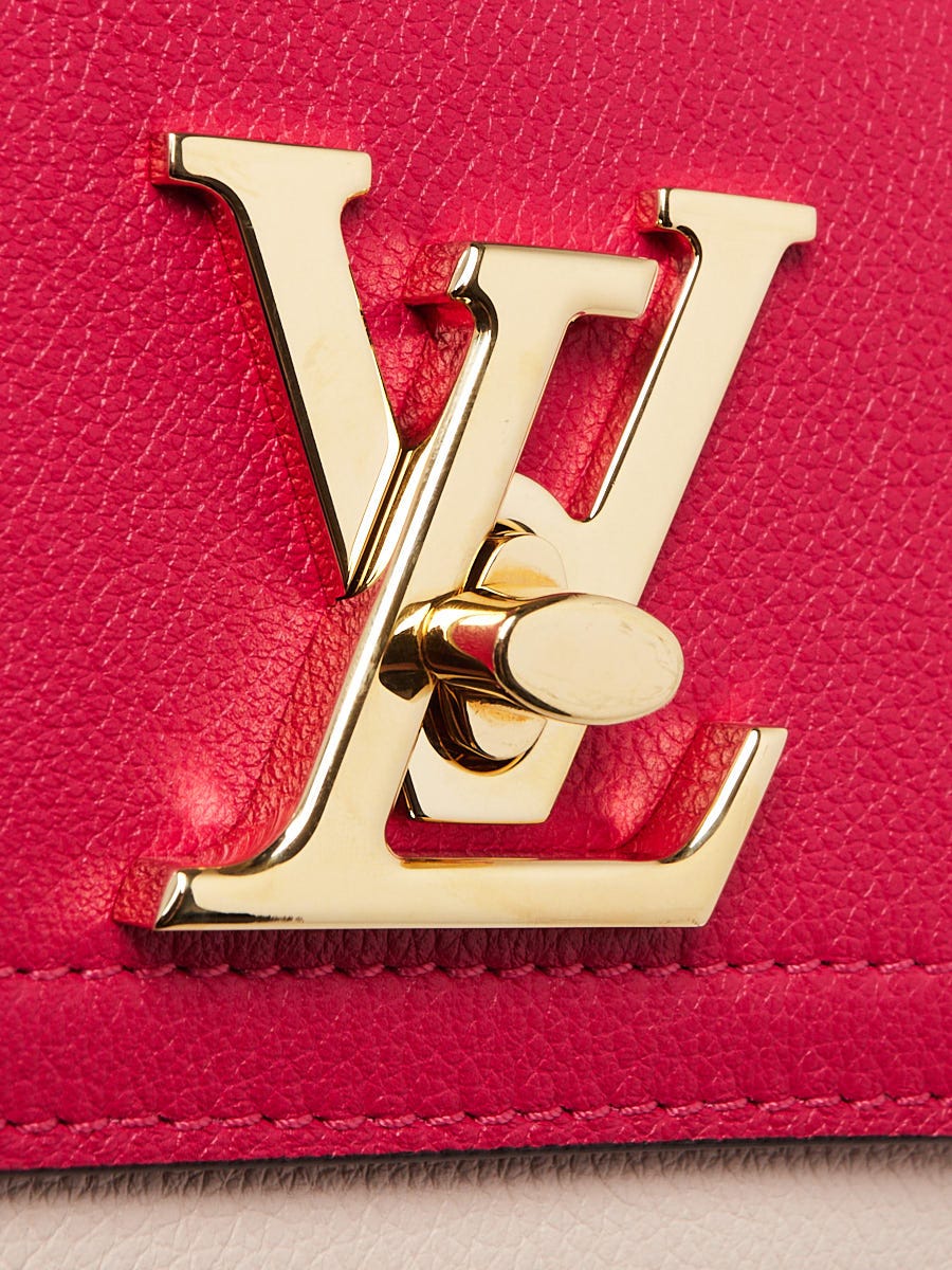 Louis Vuitton Rose Pondicherry Leather Lockme Tender Bag - Yoogi's