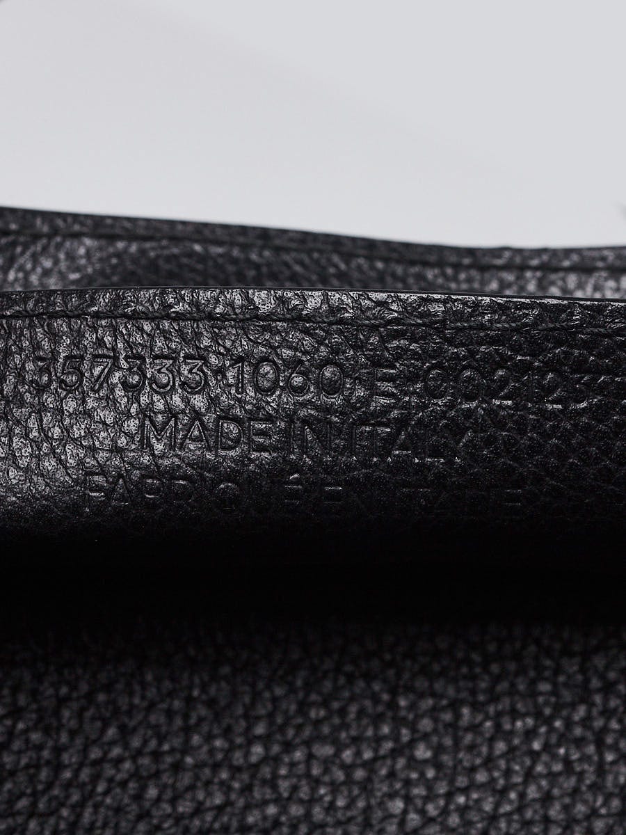 Balenciaga Black Calfskin Leather Papier A4 Tote Bag - Yoogi's Closet