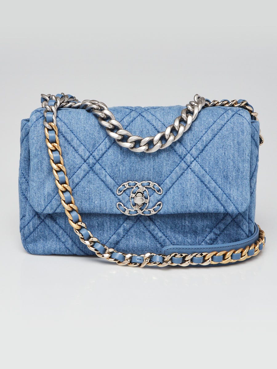 blue jean chanel bag