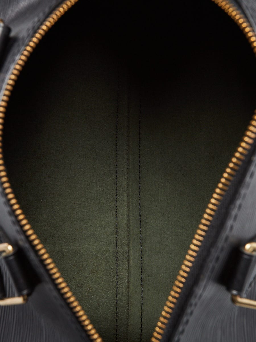 Louis Vuitton Speedy 25 black epi Leather ref.100049 - Joli Closet