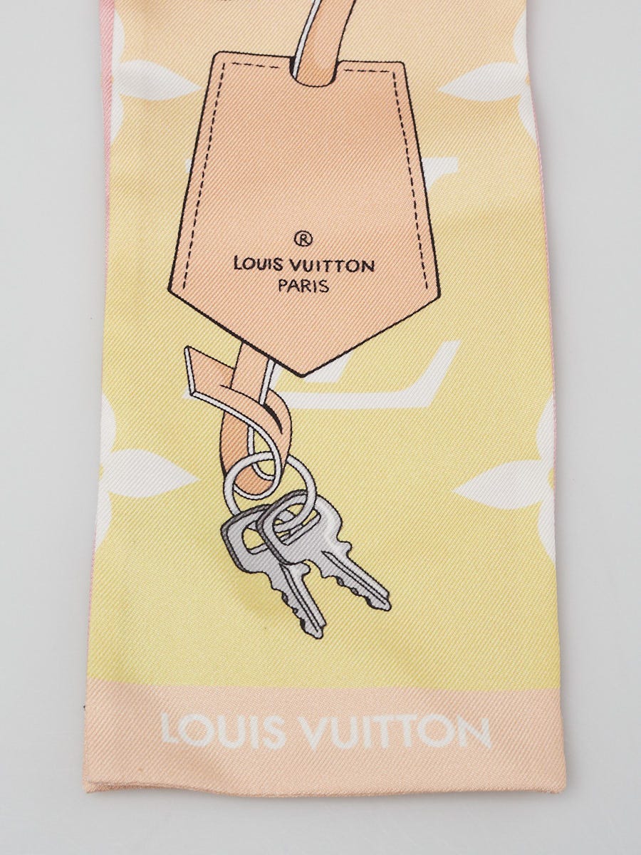 Louis Vuitton Pink Yellow Silk Gradient By The Pool Bandeau Scarf - Yoogi's  Closet