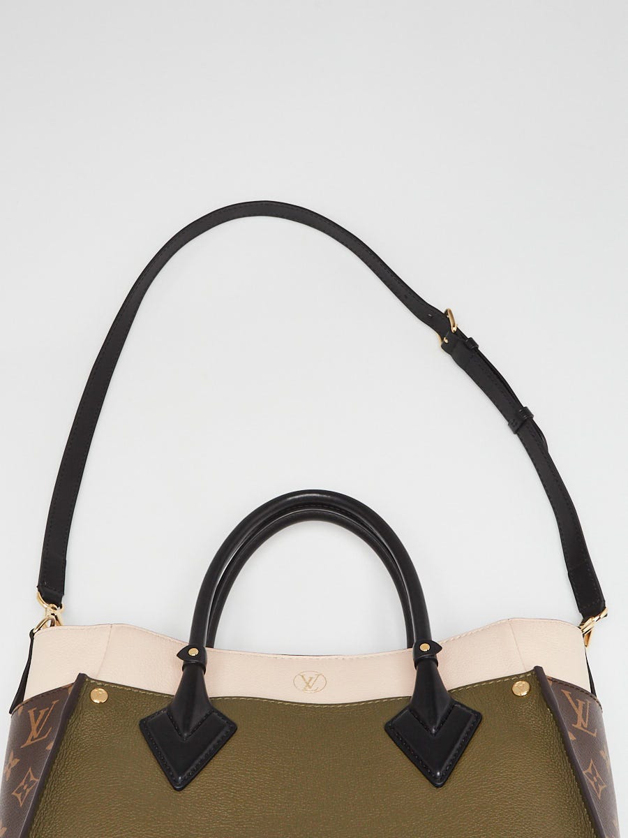 Louis Vuitton Laurier Leather And Monogram Canvas On My Side Bag