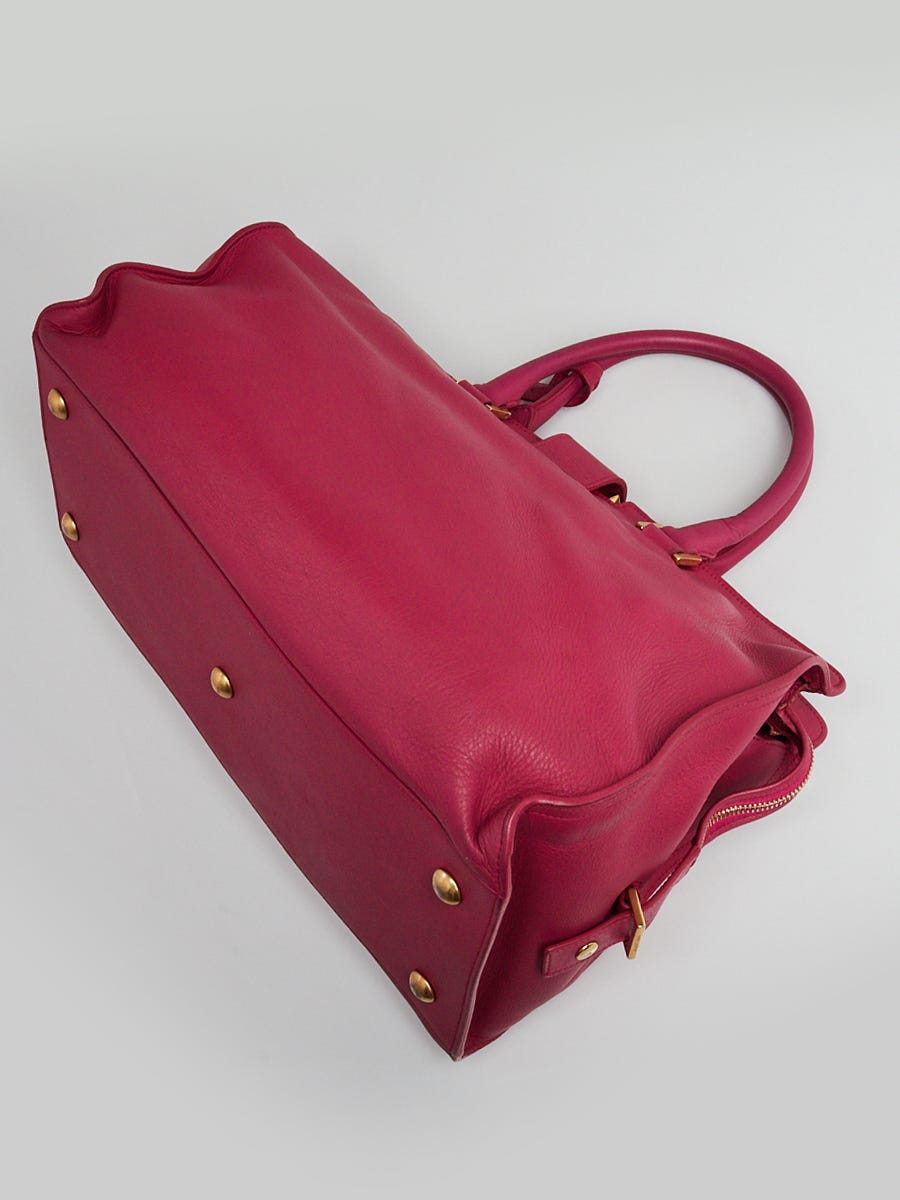 Yves Saint Laurent, Bags, Gently Used Ysl Leather Monogram Cabas Medium  Bag