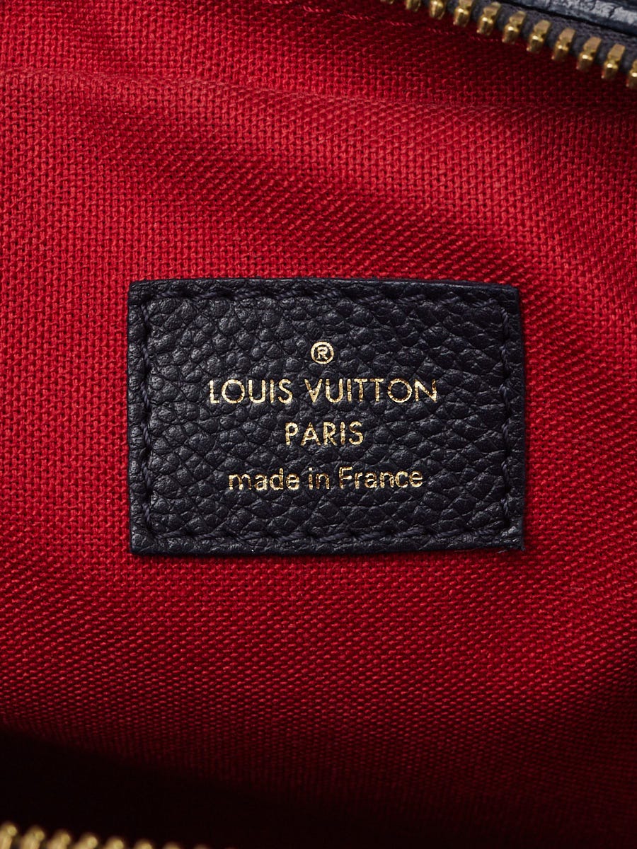 Louis Vuitton Marine Rouge Monogram Empreinte Leather Vosges mm Bag w/o Strap