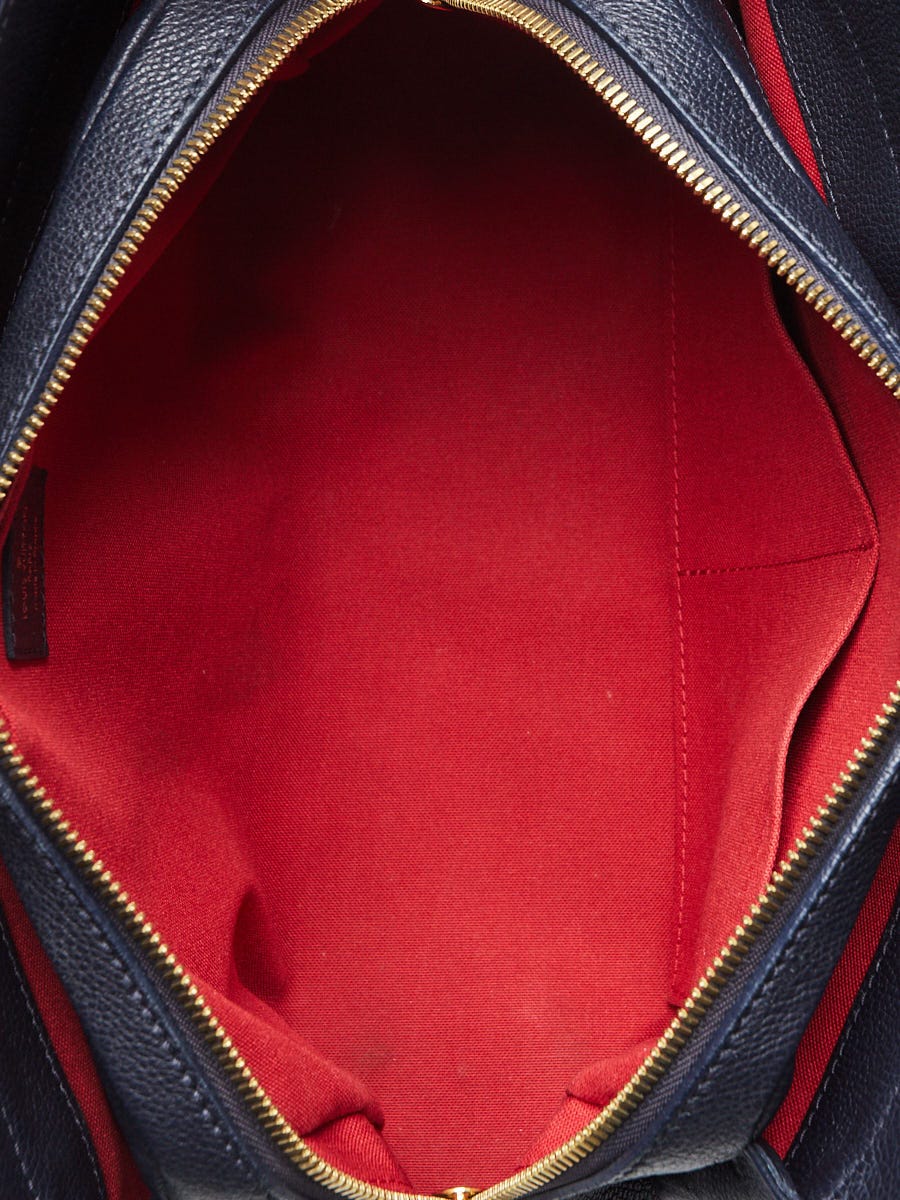 Louis Vuitton Marine Rouge Monogram Empreinte Leather Vosges Bag