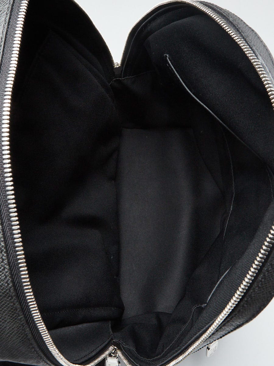 Louis Vuitton Black Taiga Leather Alex Backpack Bag - Yoogi's Closet