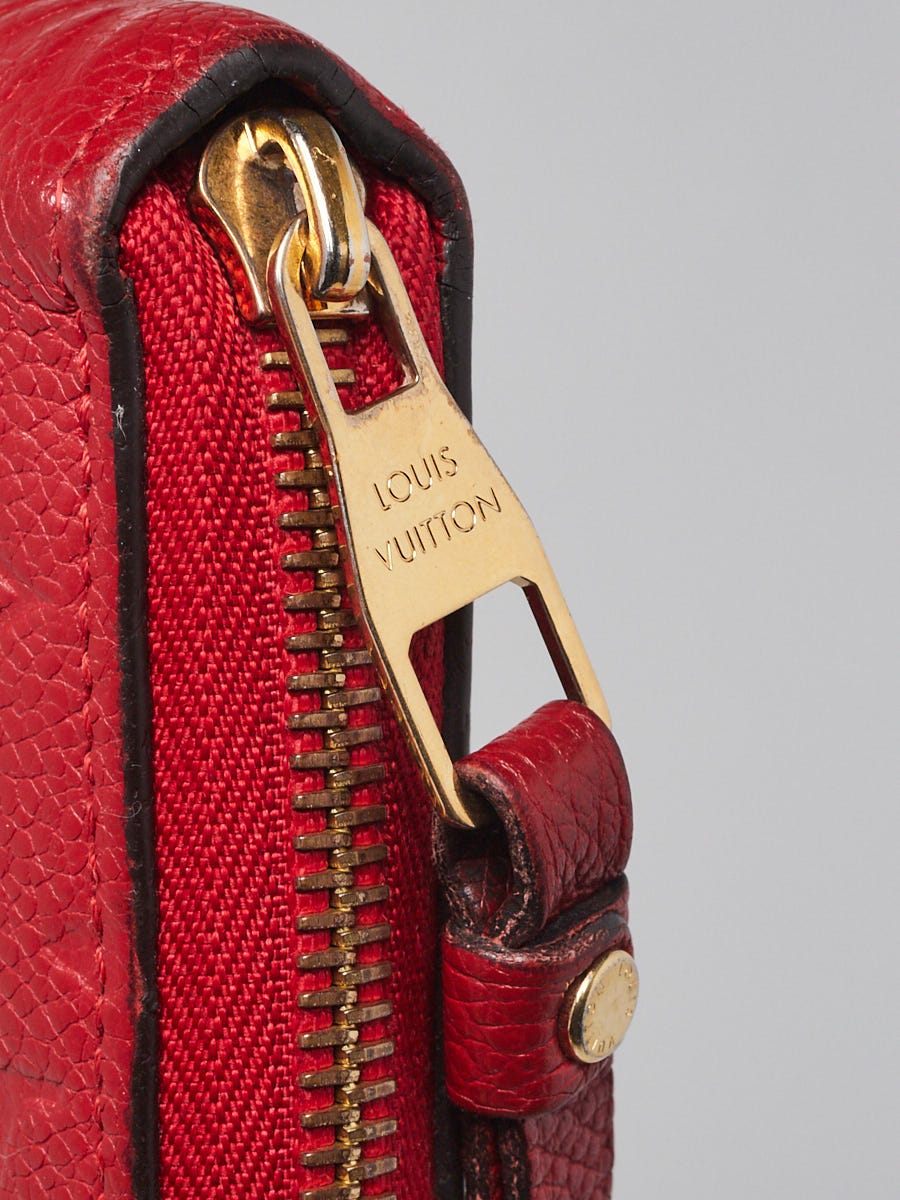 Louis Vuitton Cerise Monogram Empreinte Leather Zippy Wallet - Yoogi's  Closet