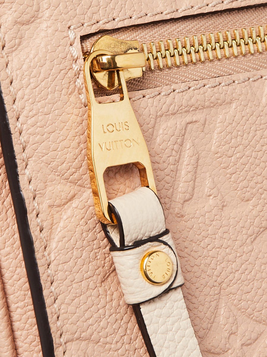 Louis Vuitton Beige/Rose Cream Monogram Empreinte Pochette Metis Bag -  Yoogi's Closet