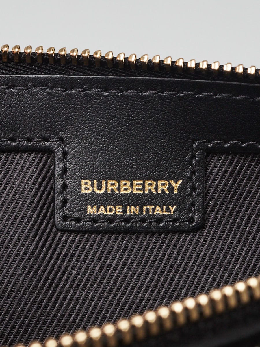 Burberry Vintage Check Coated Canvas/Leather Olympia Pouch Bag