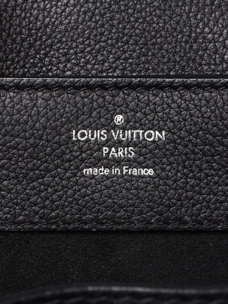 LOUIS VUITTON #39400 LockMe Black Suede-Leather Backpack – ALL