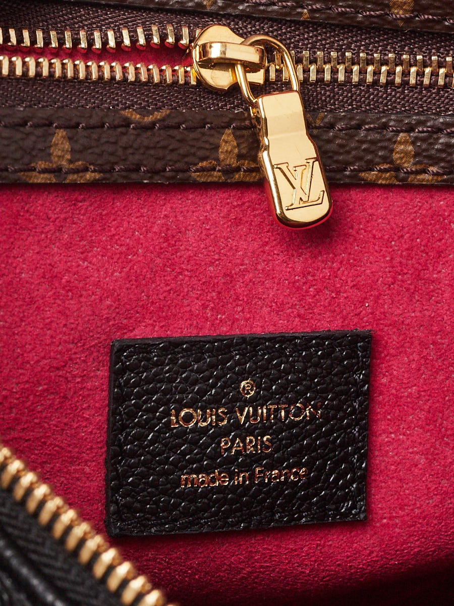 Louis Vuitton Black Coated Canvas Monogram Teddy Speedy