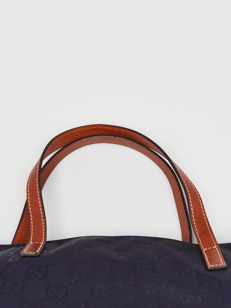 Gucci nylon guccissima online tote bag