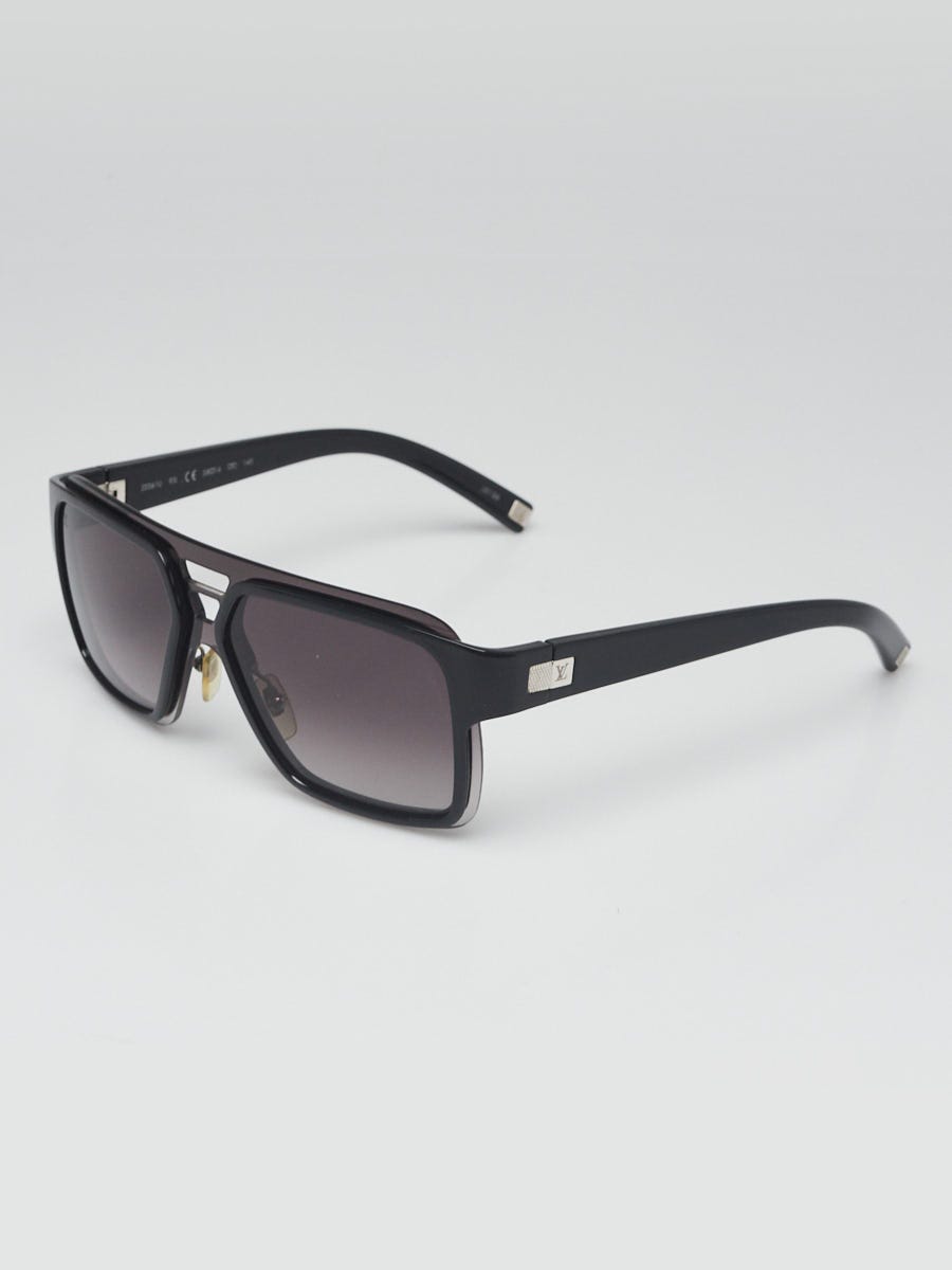 LOUIS VUITTON Acetate Enigme GM Sunglasses Z0361U Black 1111489
