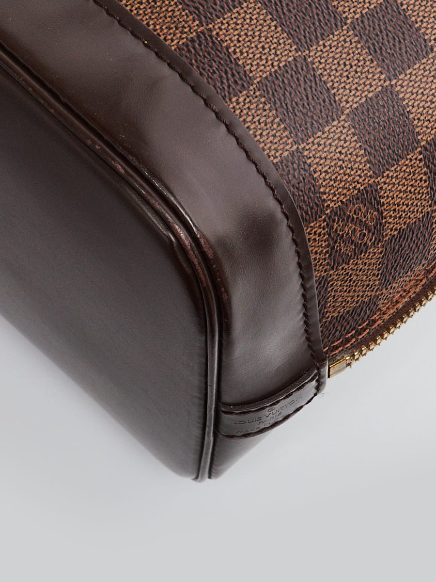 Louis Vuitton mini Alma handbag in canvas and leather Beige Cloth  ref.844399 - Joli Closet