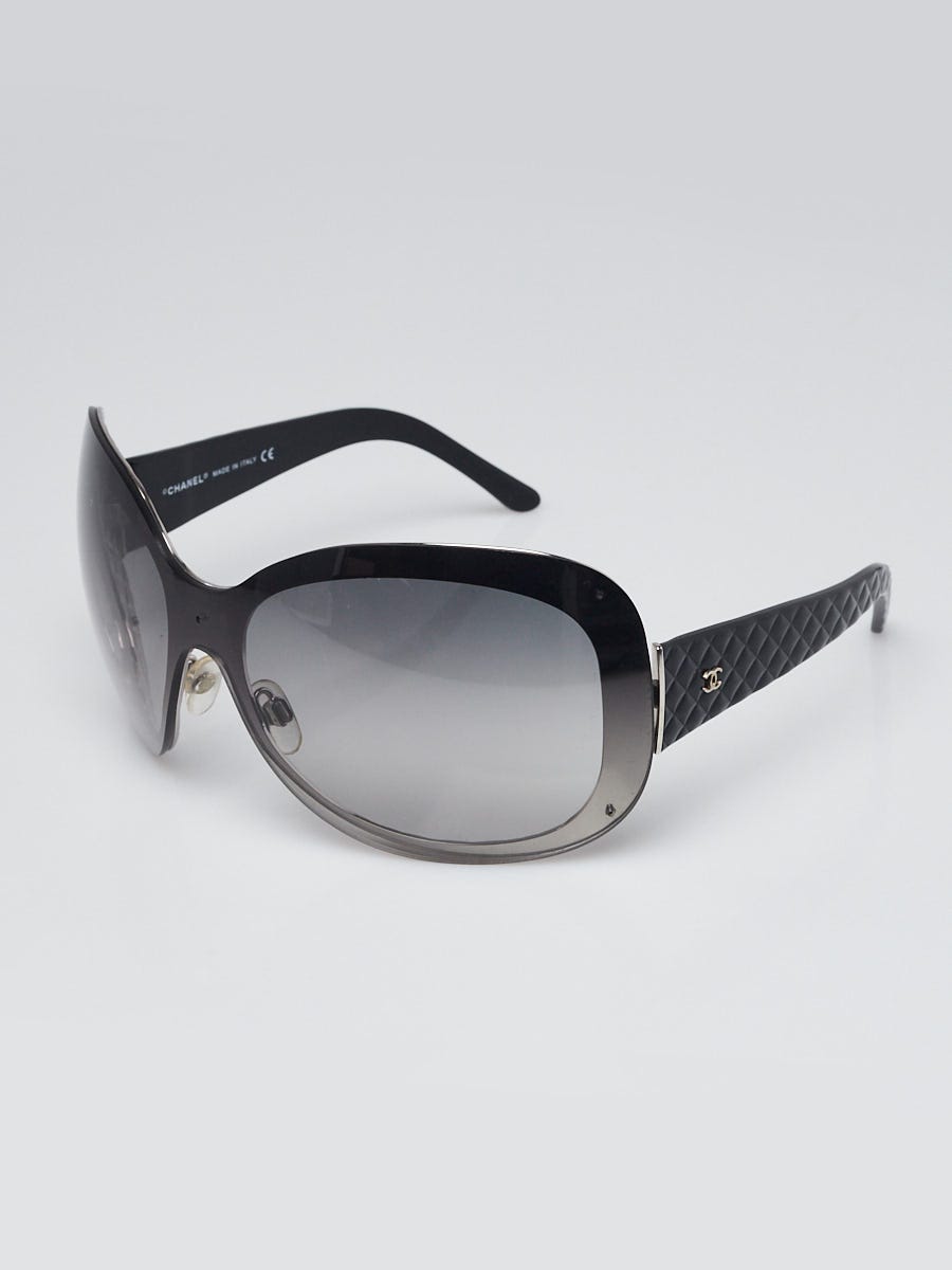 Chanel Black Oversized Frame Gradient Tint Sunglasses-4159  display picture 2