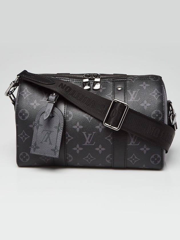 Louis Vuitton Monogram Eclipse Reverse Canvas City Keepall Bag