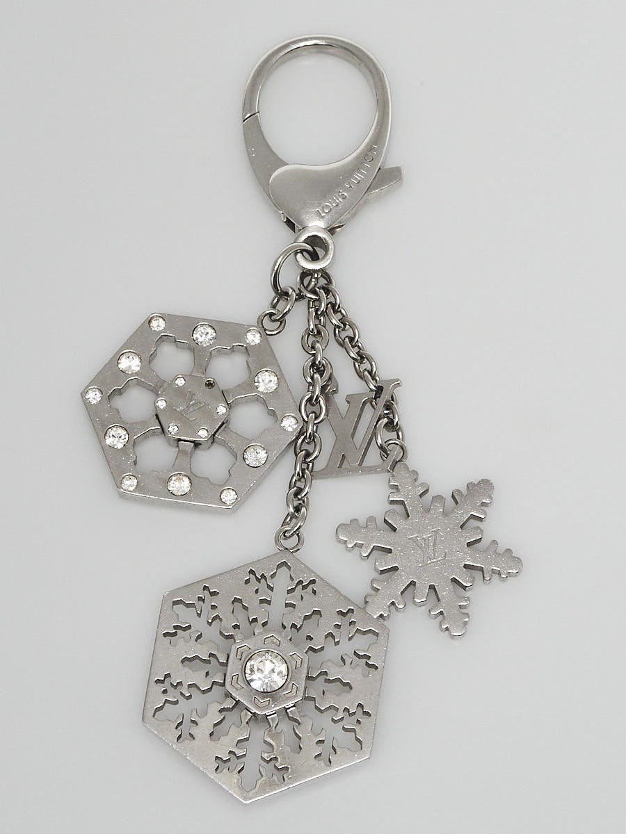 Louis Vuitton Silver Flocon Snowflake Key Holder/Bag Charm