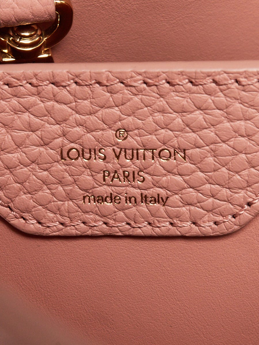 Louis Vuitton Rose Trianon and Cream Taurillon Leather Capucines BB Bag -  Yoogi's Closet