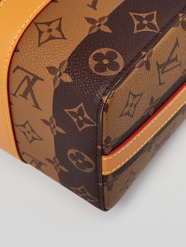 Fashionphile Louis Vuitton X NIGO Reverse Monogram Stripes City Keepall  Bandouliere Brown