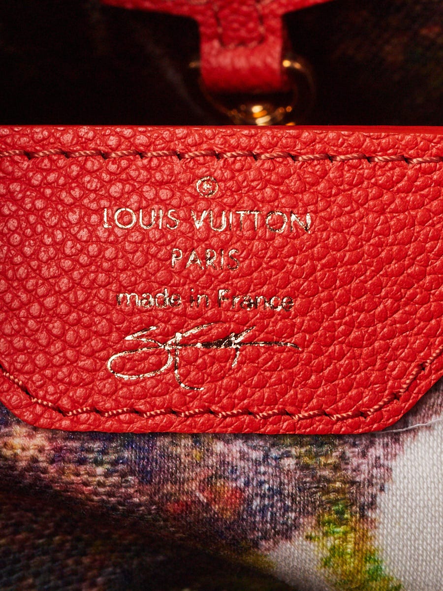 Louis Vuitton Sam Falls ArtyCapucines Embroidered Printed Canvas mm Capucines Gold Hardware, 2019 (Very Good), Womens Handbag