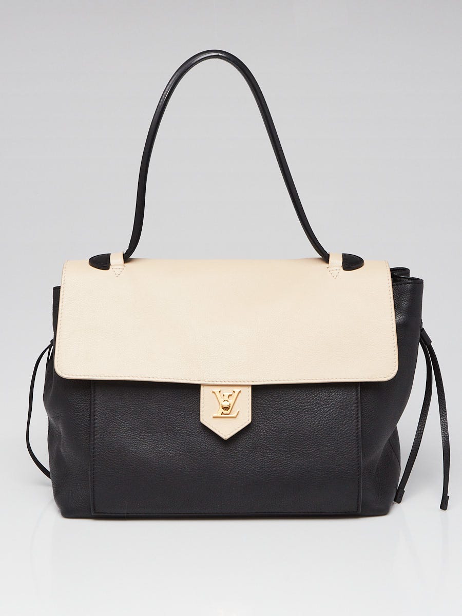 Louis Vuitton Black Calfskin Leather Lockme II Bag - Yoogi's Closet