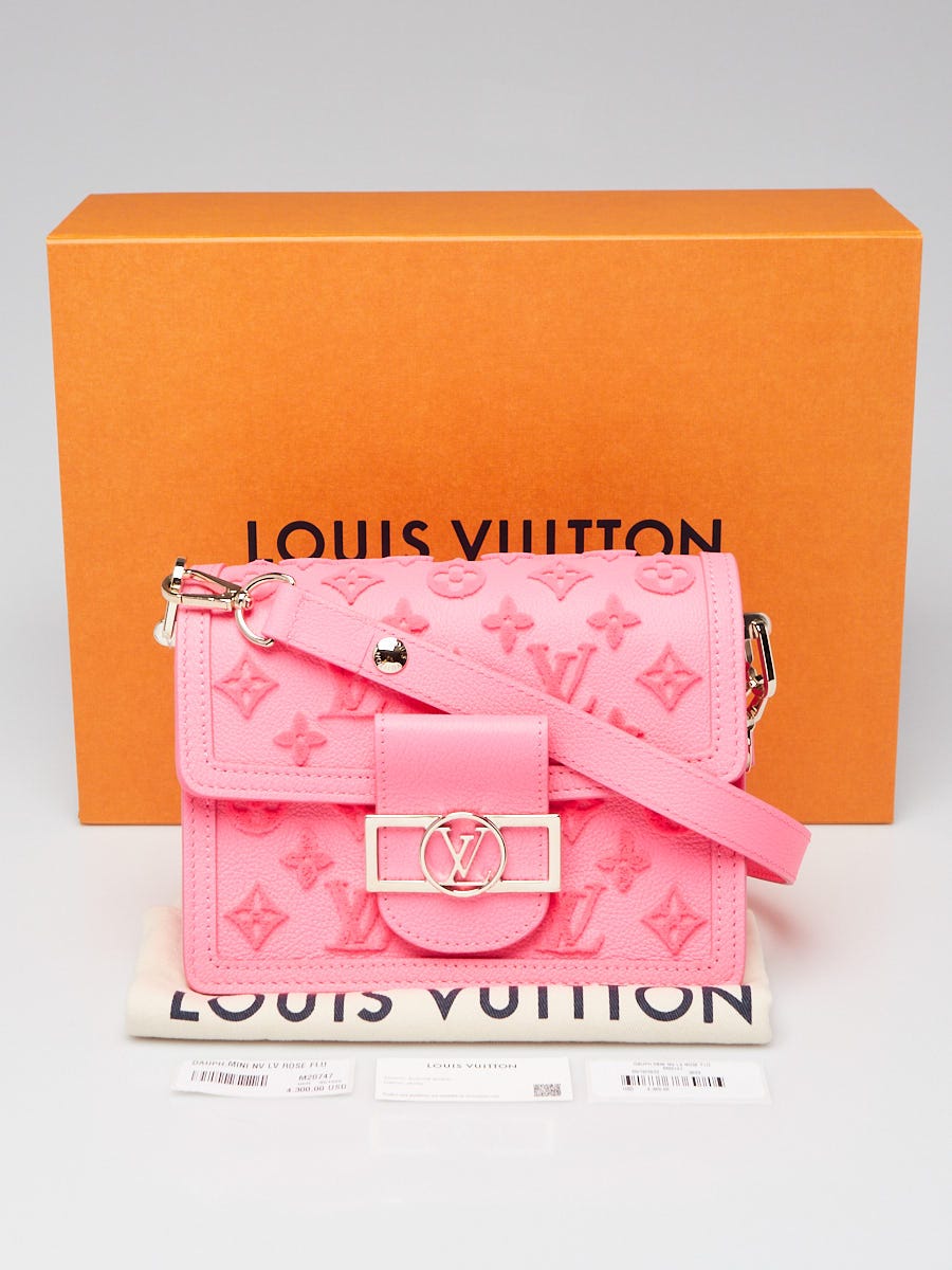 Louis Vuitton Mini Dauphine Rose autres Toiles