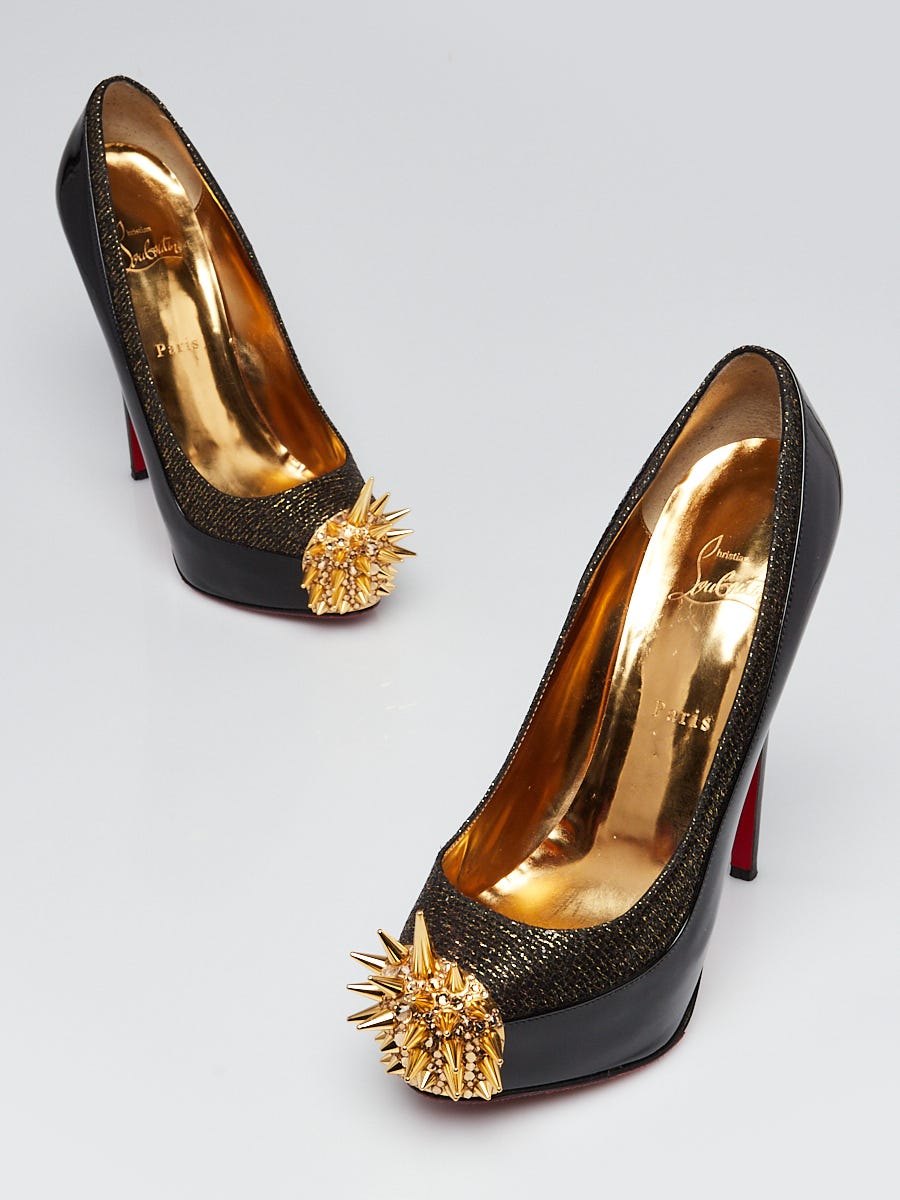 Christian Louboutin - Authenticated Sandal - Cloth Black Plain for Women, Never Worn