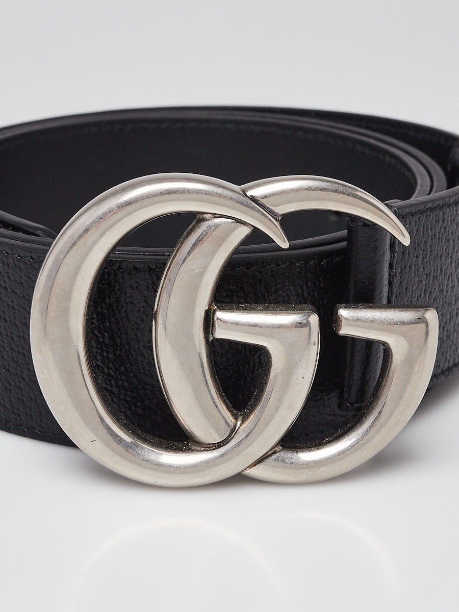 Double g silver gucci on sale belt