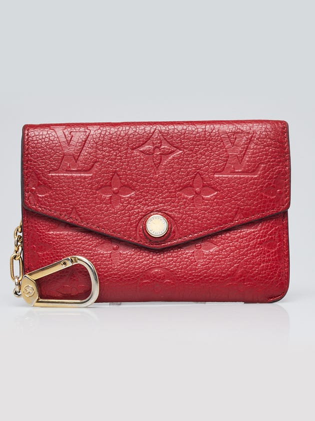 Louis Vuitton Cerise Monogram Empreinte Leather Key Pouch