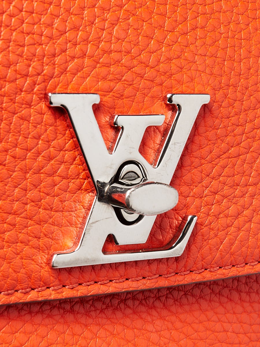 Louis Vuitton Taurillon Marceau bag togo leather orange