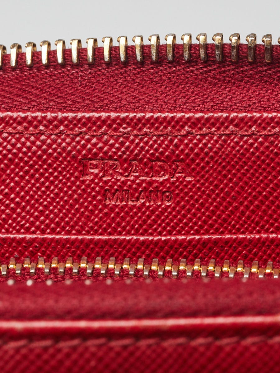 Prada Patent Calf Leather Wallet