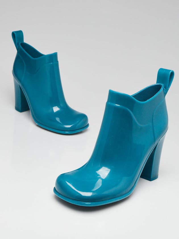 Bottega Blaster Rubber Shine Boots Size 9.5/40