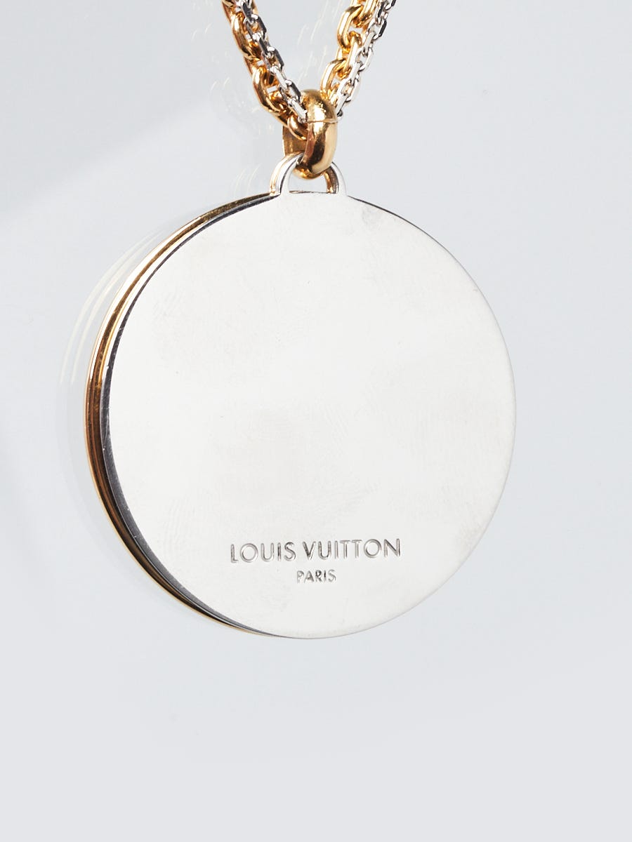 Louis Vuitton Goldtone/Silvertone Chain Louise Chain Necklace - Yoogi's  Closet