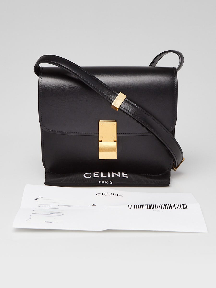 Celine Small Black Calfskin Box Bag⁣ ⁣⁣⁣⁣⁣⁣⁣⁣⁣⁣ – Coco Approved Studio