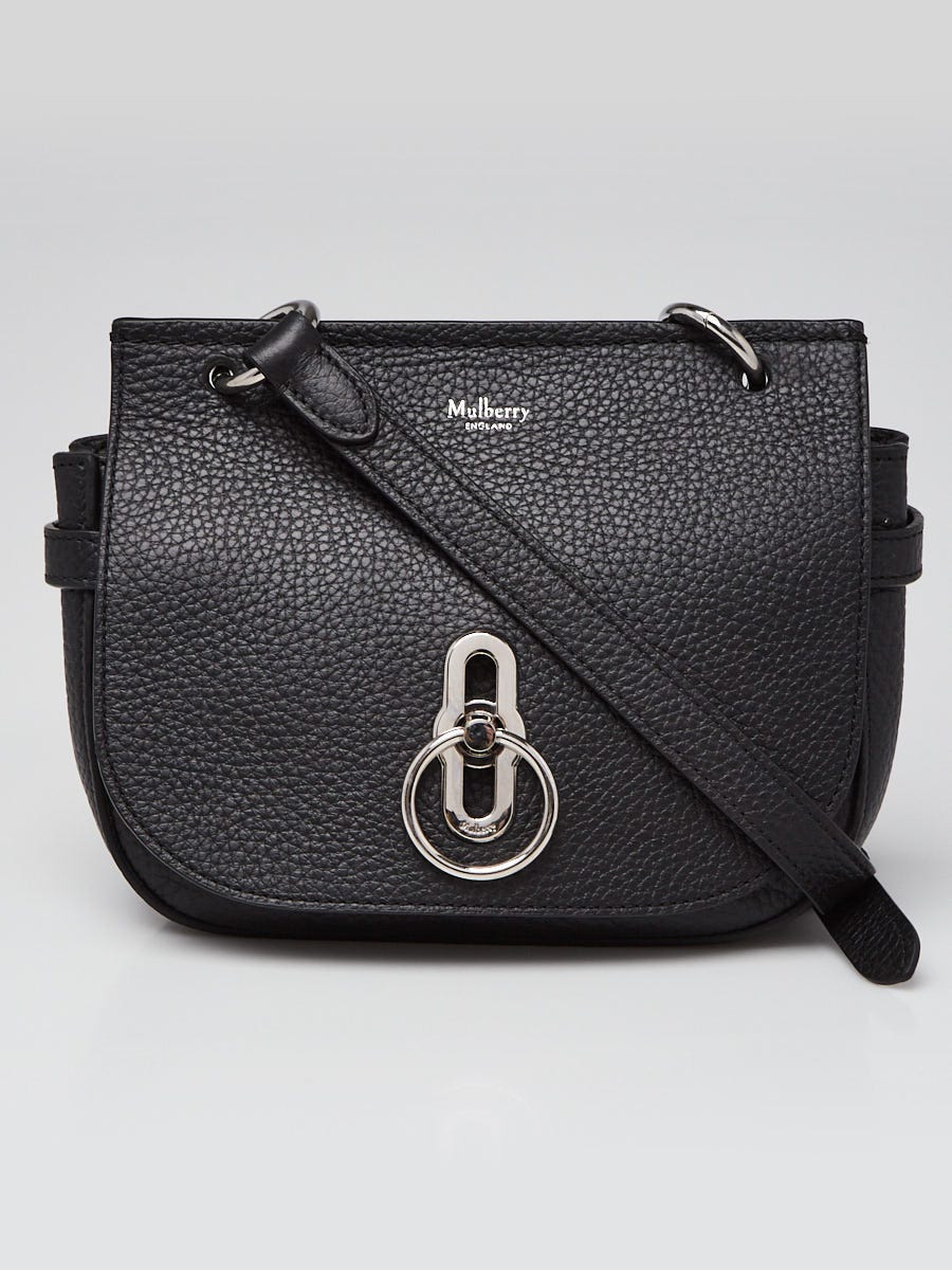 Mulberry black satchel bag deals